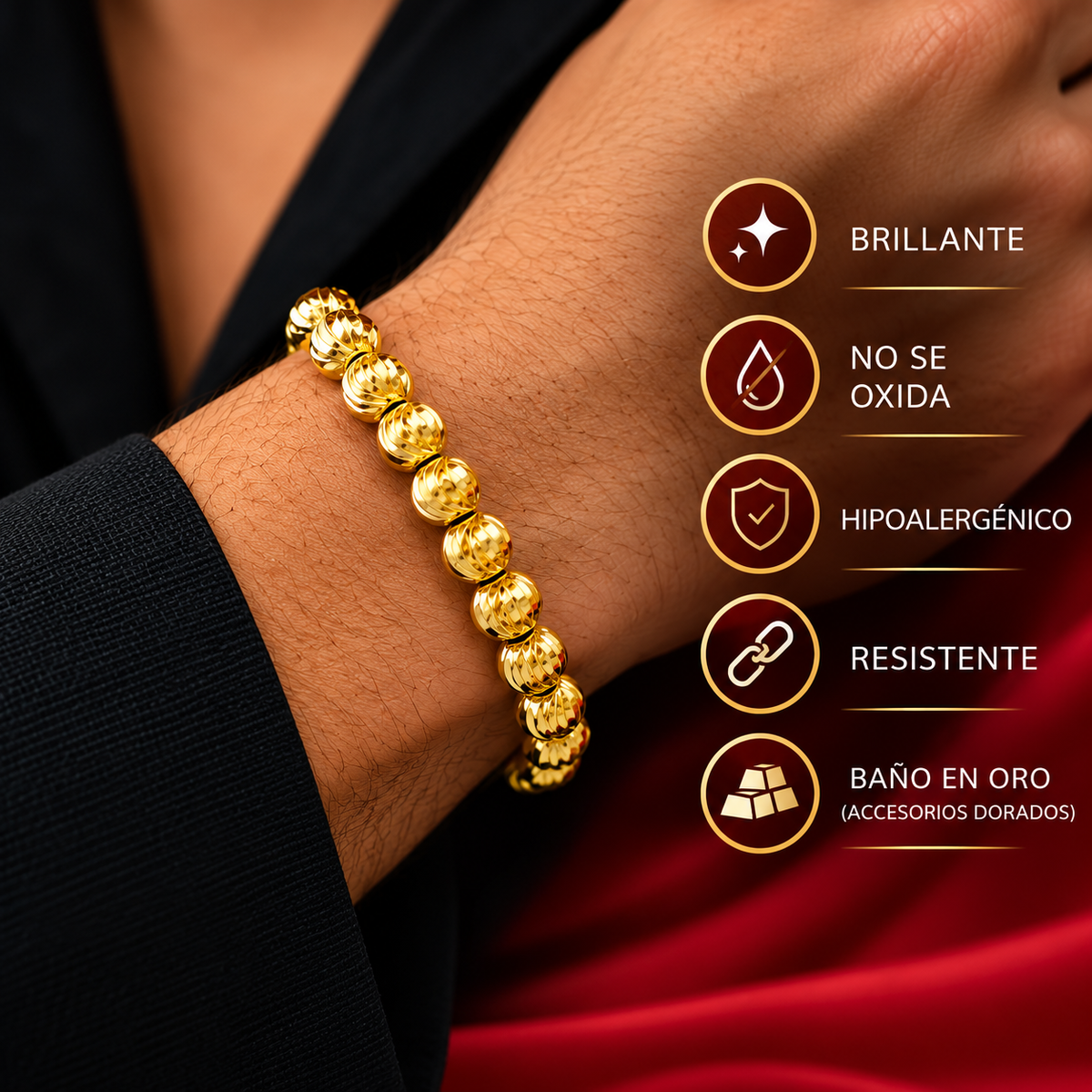 Manilla Gladiador Premium ✨ | Elegancia, Brillo y Estilo en Cada Detalle